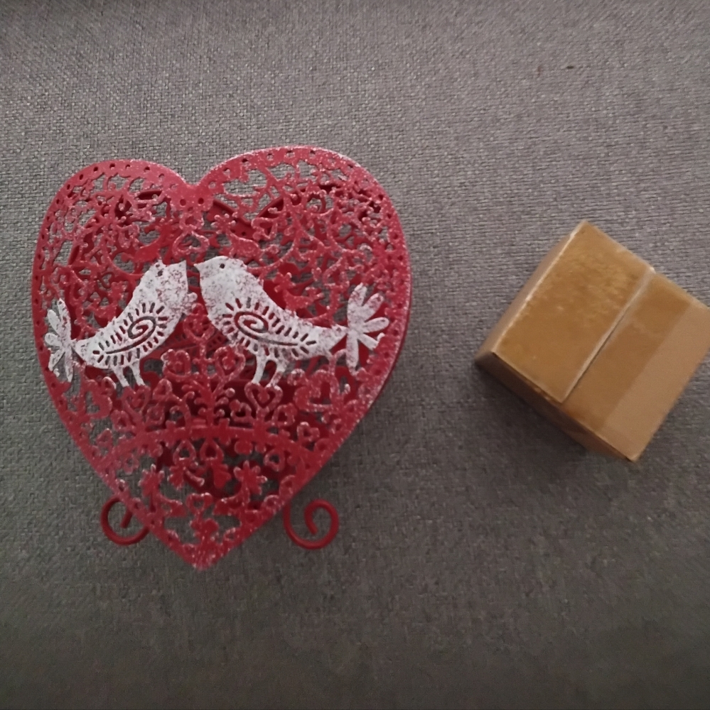 Partylite Love Birds Votive Holder.  NWT